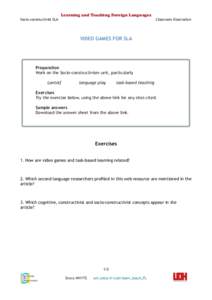 Socio-constructivist SLA  Learning and Teaching Foreign Languages Classroom Illustration