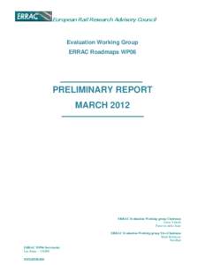 EWG PRELIMINARY REPORTMARCH 2012