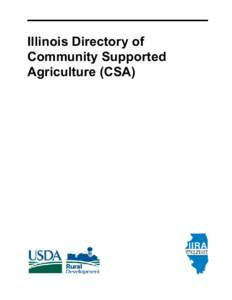 Illinois Directory of Community Supported Agriculture (CSA) Illinois Directory of Community Supported