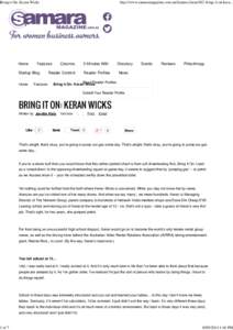 Bring it On: Keran Wicks  1 of 7 Home