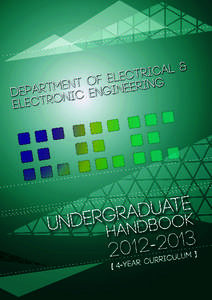 Undergraduate Handbook[removed]Year Curriculum ] DEPARTMENT OF ELECTRICAL & ELECTRONIC ENGINEERING