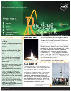 p5 Rocket Report  1st qt 09