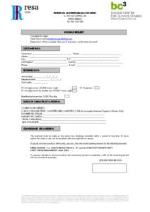 RESIDENCIA UNIVERSITARIA BLAS DE OTERO C/ DE LAS CORTES, BILBAO TelBOOKING REQUEST