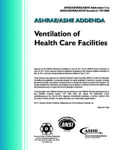 ANSI/ASHRAE/ASHE Addendum h to ANSI/ASHRAE/ASHE Standard[removed]