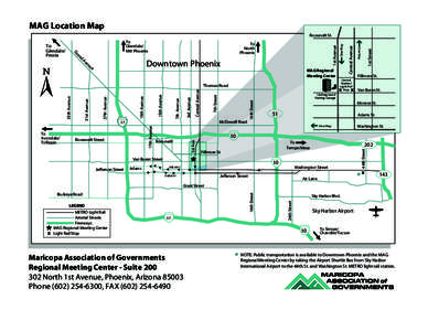 MAG Location Map  Downtown Phoenix en