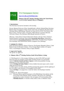 Library science / National library / Cataloging / Zimbabwe Open University / Newspaper / Henry Snyder / Publishing / International Federation of Library Associations and Institutions / World Digital Library