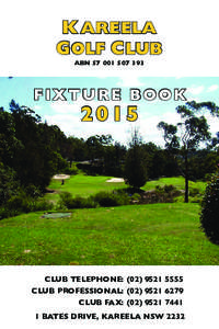 Handicap / Stableford / Par / Stroke play / Match play / Equitable score control / Sports / Golf / Recreation