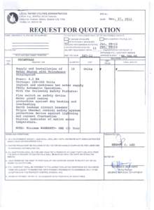 Procurement / Request for quotation / Quotation