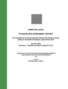 Stakeholder Assessment Report