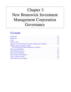 Financial services / Corporations law / Business / Economics / Corporate governance / Management / Pension / Governance / CPP Investment Board / Financial economics / Investment / Employment compensation