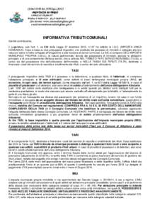 COMUNE DI ATTIGLIANO PROVINCIA DI TERNI UFFICIO TRIBUTI Telefono[removed]fax[removed]Sito internet www.comunediattigliano.gov.it