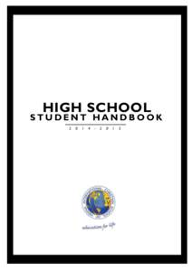 HIGH SCHOOL  STUDENT HANDBOOK 2  0