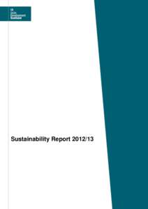 Sustainability Report  INTRODUCTION Skills Development Scotland (SDS) is committed to operate in a sustainable manner . Our sustainability activities fall