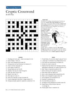 Pennsylmania  Cryptic Crossword By Brit Ray 1