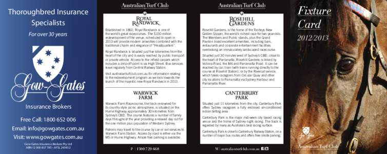Australian Turf Club / Sydney Carnival / Turf Club / The BMW Stakes / Shannon Stakes / Thoroughbred racing in Australia / Sydney Turf Club / Horse racing / Horse racing in Australia / Sport in New South Wales