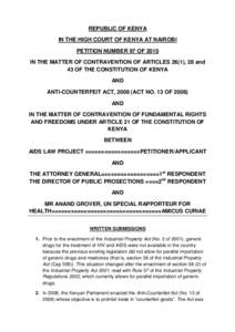 Business / Pharmaceuticals policy / Pharmacy / Year of birth missing / Counterfeit medications / Pharmaceutical industry / Economic /  social and cultural rights / International Covenant on Economic /  Social and Cultural Rights / Right to health / Counterfeit consumer goods / International relations / Law