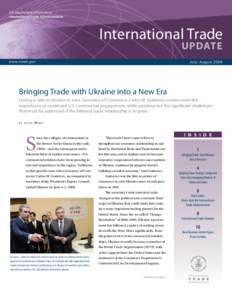 U.S. Department of Commerce International Trade Administration International Trade UPDATE
