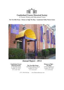 Microsoft Word - CCHS Annual Report 2012.docx