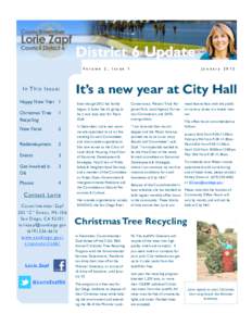 District 6 Update Volume 2, Issue 1 I n T h i s Is s u e : Happy New Year 1 Christmas Tree