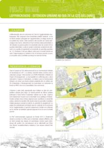 LEFFRINCKOUCKE : EXTENSION URBAINE AU SUD DE LA CITé DES DUNESLOCALISATION Leffrinckoucke est une commune de l’est de l’agglomération dunkerquoise. Elle comprend trois ensembles habités distincts : la fin