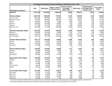 Geography of the United States / Maryland Department of Natural Resources Police / Area codes 410 /  443 /  and 667 / Southern United States / Maryland / Baltimore–Washington metropolitan area