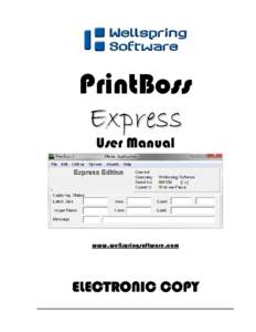 Microsoft Word - PrintBossExpress_Manual.doc