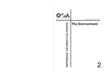 www.osa.ceu.hu  1 Raoul Wallenberg 2 The Environment  3 The Roma (Gypsies)