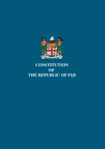 CONSTITUTION OF THE REPUBLIC OF FIJI 1