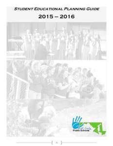 Student Educational Planning Guide  2015 – -