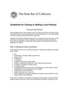Microsoft Word - Checklist for Closing or Selling a Law Practice- Greenberg…