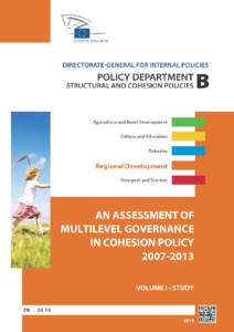 AN ASSESSMENT OF MULTILEVEL GOVERNANCE IN COHESION POLICY[removed]