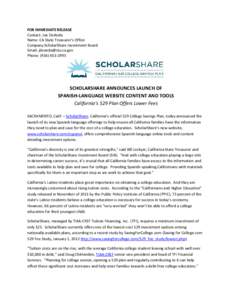 Microsoft Word - ScholarShare Spanish-language Press Release_MRU approved version _2_.doc