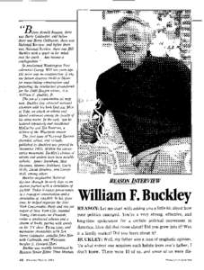 ‘  ‘ B e f o r e Ronald Reagan, there was Barry Goldwater, and before there was Barry Goldwater, there was National Review, and before there