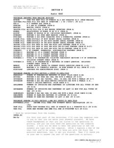 NSFG MALE CRQ FOR[removed]OMB Number[removed]exp[removed]SECTION K Audio CASI VARIABLES IMPORTED FROM EARLIER SECTIONS: