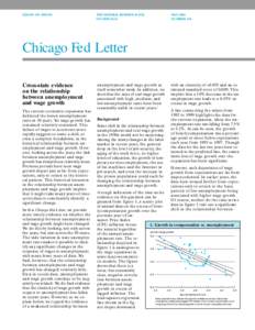 ESSAYS ON ISSUES  THE FEDERAL RESERVE BANK OF CHICAGO  MAY 2001
