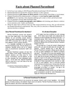 Planned Parenthood Info Fact Sheet.pub