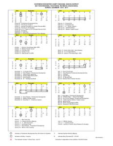 SOUTHERN WORCESTER COUNTY REGIONAL SCHOOL DISTRICT BAY PATH REGIONAL VOCATIONAL TECHNICAL HIGH SCHOOL SCHOOL CALENDAR[removed]A B