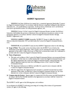 Microsoft Word - Agency Agreement Template 2006.doc