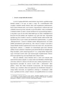 Kassai Beáta: Ki vagy te európai? Gondolatok az európai kulturális identitásról  KASSAI BEÁTA: KI VAGY TE, EURÓPAI?1 (GONDOLATOK AZ EURÓPAI KULTURÁLIS IDENTITÁSRÓL)