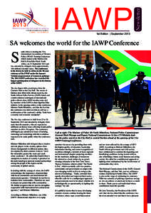 Newsletter  IAWP 1st Edition | September[removed]SA welcomes the world for the IAWP Conference