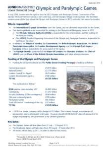 Microsoft Word - Olympic and Paralympic Factsheet September 2010 FINAL.doc