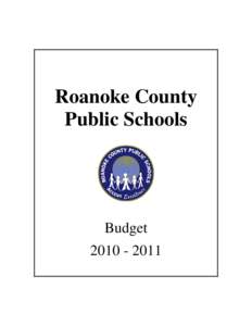 Roanoke County Public Schools Budget