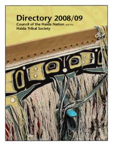 Directory - Council of the Haida Nation and Haida Tribal Society  1 DirectoryCouncil of the Haida Nation and the