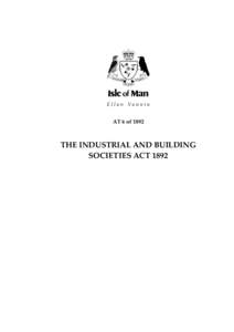The Industrial and Building Societies Act 1892