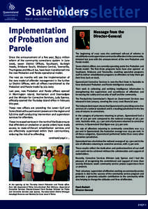 Stakeholders Newsletter March 2007 Edition 7  Implementation