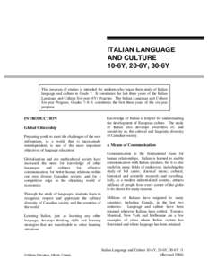 Cross-cultural studies / Cross-cultural communication / Human communication / Culture / E-learning / Cultural competence / Italian language / Cultural studies / Education / Knowledge