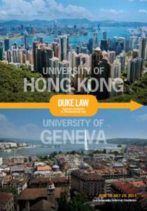 University of  Hong kong Summer Institutes in Transnational Law