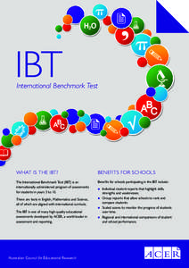 IBT  International Benchmark Test What is the IBT?