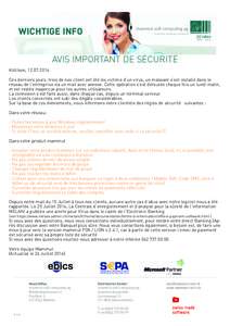 Avis urgent de sécurité.indd