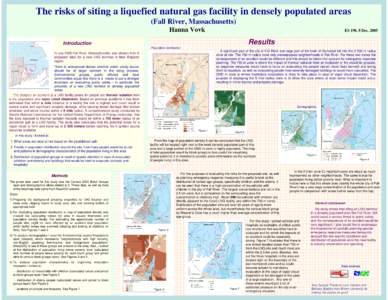The risks of siting a liquefied natural gas facility in densely populated areas (Fall River, Massachusetts) Hanna Vovk ES 190, 8 Dec. 2005